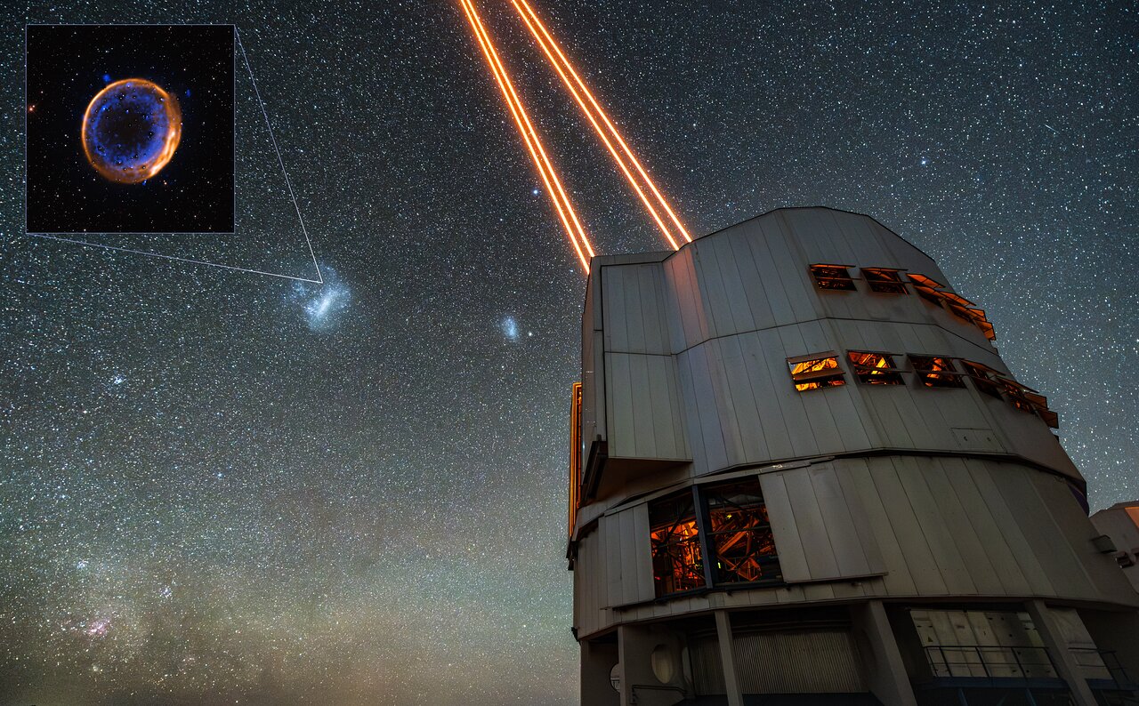 Location of the supernova remnant SNR 0509-67.5 SNR 0509-67.5